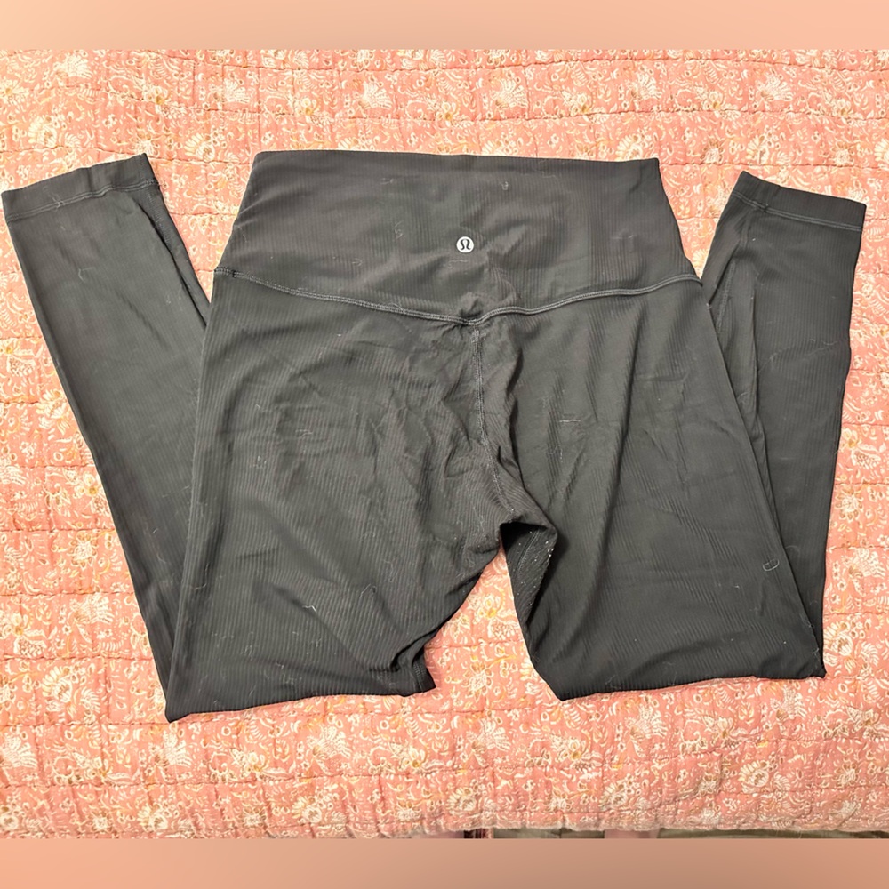 Lululemon ribbed align 25 inch leggings